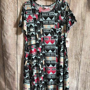 LuLaRoe Carly Dress size Large NWT